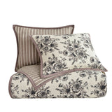Lyla Floral Print Reversible Quilt Set