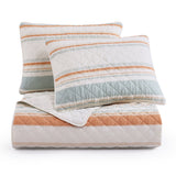 Mystic Stripe Cotton Gauze Quilt Set