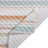 Mystic Stripe Cotton Gauze Quilt Set
