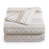 Mystic Stripe Cotton Gauze Quilt Set