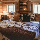 Elsa Cowhide Reversible Quilt Set
