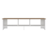Belga 65" TV Stand with 4 Open Shelves, Modern Media Console for Living Room Entertainment Storage