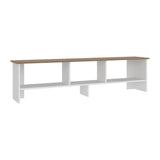 Belga 65" TV Stand with 4 Open Shelves, Modern Media Console for Living Room Entertainment Storage