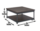 Prescott 3-Piece Lift-Top Set (Lift-Top Cocktail & 2 End Tables)