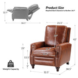 Annabelle Genuine Leather Recliner Chair(Optional Types)