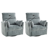 Arthur 38" Power Rocking Swivel  Recliner with USB(Optional Types)