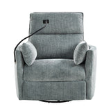 Arthur 38" Power Rocking Swivel  Recliner with USB(Optional Types)