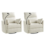 Arthur 38" Power Rocking Swivel  Recliner with USB(Optional Types)