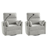Arthur 38" Power Rocking Swivel  Recliner with USB(Optional Types)