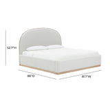 Marlow Performance Velvet Bed