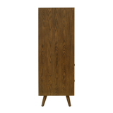 Emery 33" Walnut 5-Drawer Chest