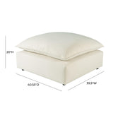 Cali Performance Fabric Ottoman