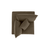 Cali Chocolate Brown Performance Velvet Corner Chair