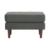Cave Performance Velvet Ottoman