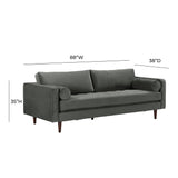 Cave 88" Performance Velvet Sofa