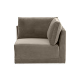 Willow Performance Velvet Modular Corner Chair