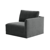 Willow Performance Velvet Modular RAF Corner Chair