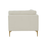 Serena Performance Velvet Modular Armless Chair