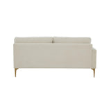 Serena 68" Performance Velvet Modular Loveseat
