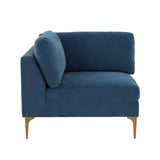 Serena Performance Velvet Modular Armless Chair