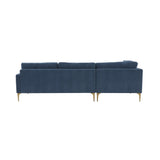 Serena 3-Piece Performance Velvet Chaise Sectional