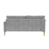 Serena 68" Performance Velvet Modular Loveseat