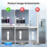Waterdrop 10UAW Under Sink Water Filter System,NSF/ANSI 42 Certified, With RF10