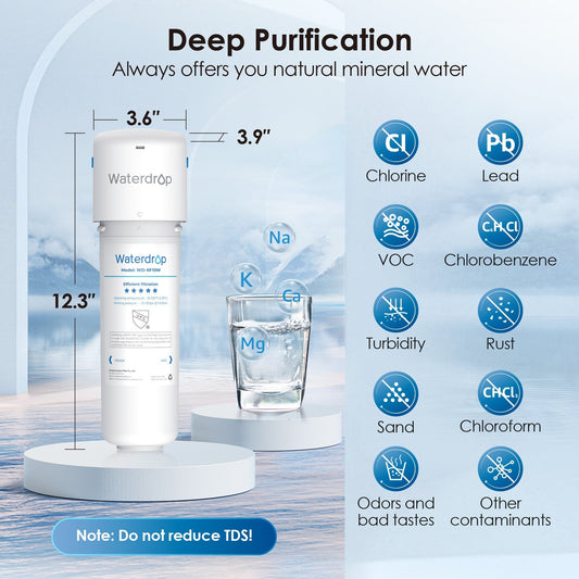 Waterdrop 10UAW Under Sink Water Filter System,NSF/ANSI 42 Certified