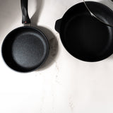 XD Nonstick 8" Fry Pan and 3.8 qt Saute Pan with Glass Lid Set | Made in Switzerland