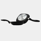 XD Nonstick 8" Fry Pan and 9.5"x 9.5" Grill Pan Set | Made in Switzerland