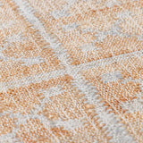 Rice Handcrafted Fringed Jute Carpet