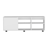 Arion Modern Coffee Table with Open Shelf Storage and One Big Drawer, Two-Tone Living Room Center Table with Wide Top Surface