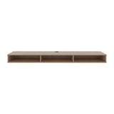 Luft 71" Wide Floating TV Stand with 3 Open Shelves, Wall Mounted Media Console and Entertainment Center with Cable Management, Space-Saving Modern Shelf for Living Room, Bedroom, Home Office and Studio Décor