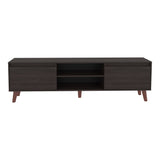 Polaris TV Stand with Open Shelves, Two Storage Shelves For Media Storage and Entertainment Console, Perfect for Living Room or Bedroom