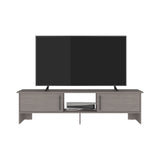 Dago 65" TV Stand with 4 Open Shelves, 2 Doors, Modern Media Console for Living Room Entertainment Storage