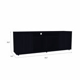 Prana Tv Stand fot TV´s up 60" Four Shelves, Two Cabinets With Single Door