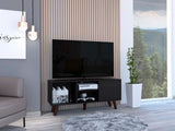Cincinnati Tv Stand for TV´s up 57" , Three Shelves, Single Door Cabinet