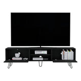 Vassel TV Rack with Two Drawers and Two Shelves