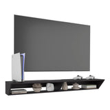 Russel 65" TV Stand with 3 Open Shelves, Modern Media Console for Living Room Entertainment Storage
