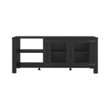 Freedom 65" TV Stand with 5 Open Shelves, 2 Doors, Modern Media Console for Living Room Entertainment Storage