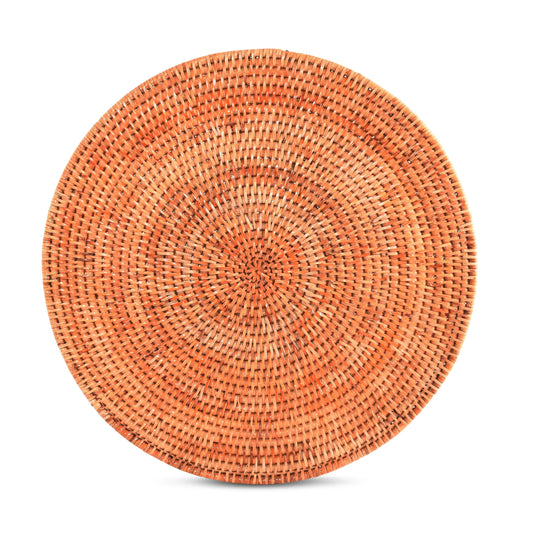 Hand Woven Wicker Rattan Round Placemat - Set of 4