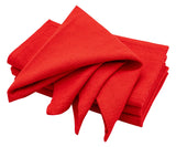 Napkins Cloth Cotton - Red