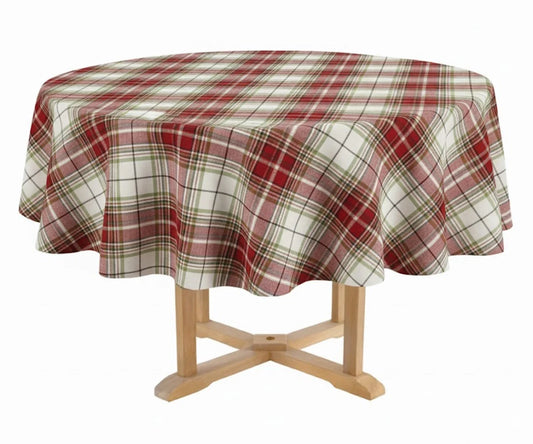 Round Holiday Tablecloths
