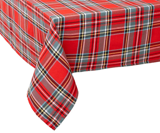 Red Tartan Tablecloth