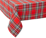 Red Tartan Tablecloth