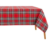 Red Tartan Tablecloth