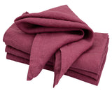 Plain Linen Napkins - Set of 4