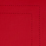 Red Rectangle Placemats - Double Hemstitched