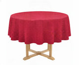 Round Block Print Tablecloths