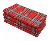 Red Plaid Cloth Napkins